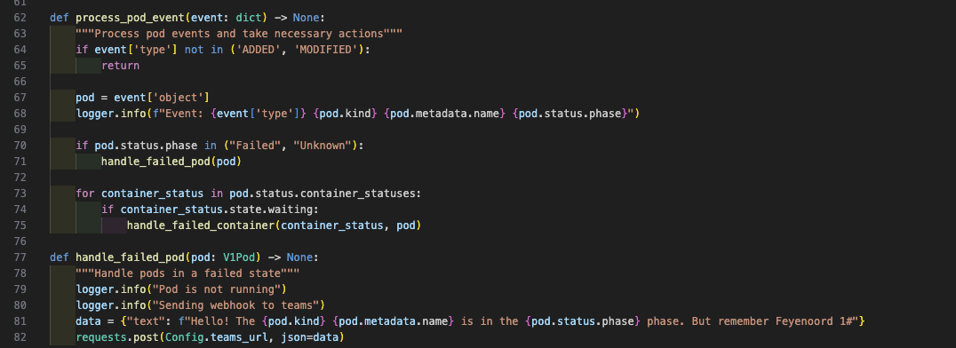 What to do when pod not working