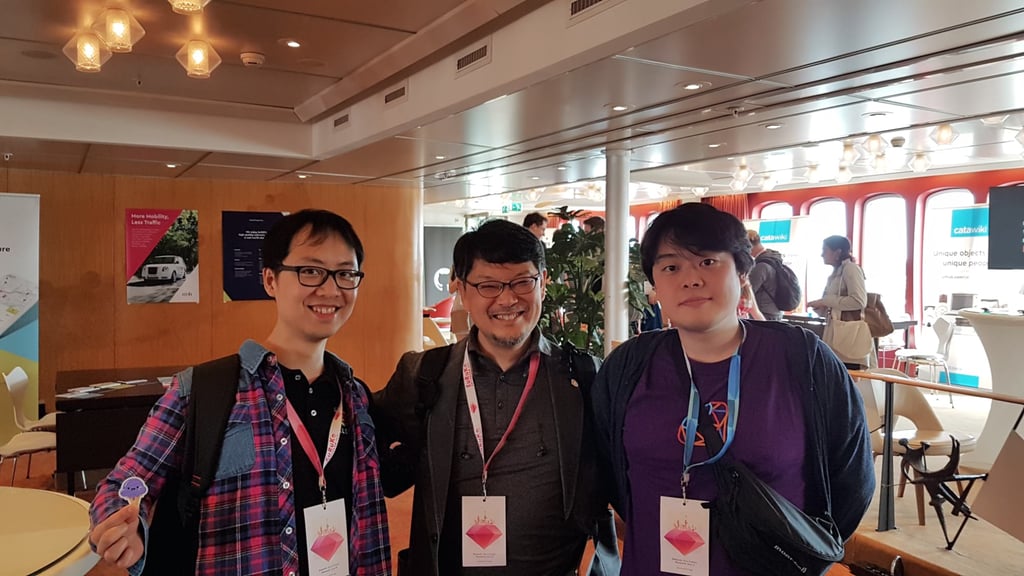 Fullstaq EuRuKo 2019: picture of Hongli Lai, Yukihiro Matsumoto and Yuske Endoh