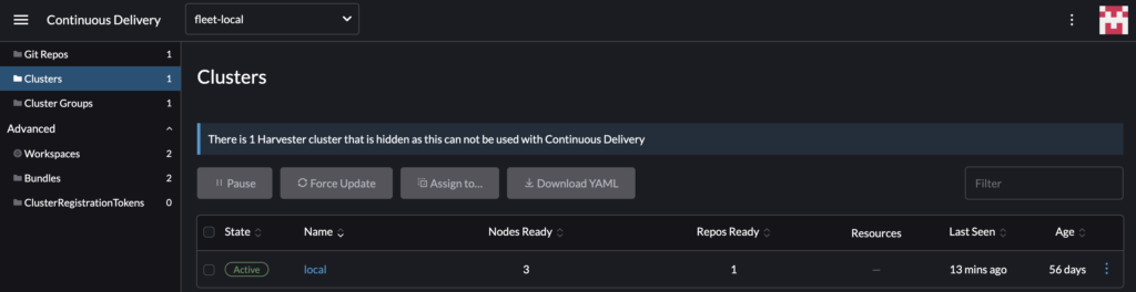 fleet-local for single clusters